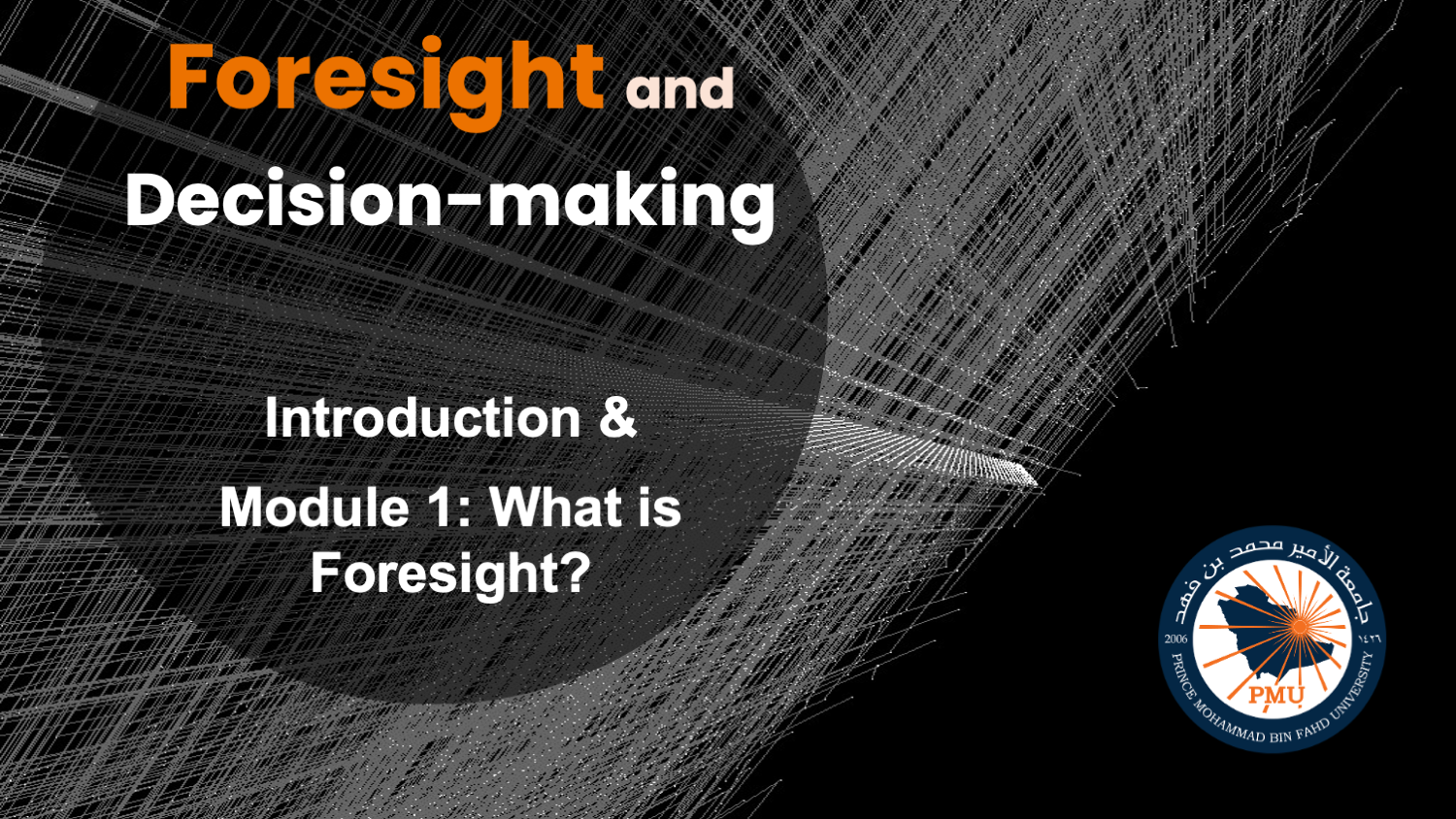Foresight and Decision-making